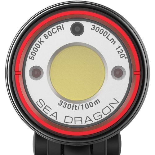  SeaLife SL6780 Sea Dragon 3000F Auto UW Photo Video Light (Head Only)