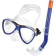 Seac Uni Snorkeling Set Capri MD, Blau, Medium Fit
