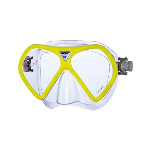  Seac Fusion Tauchmaske, Transparent/Gelb