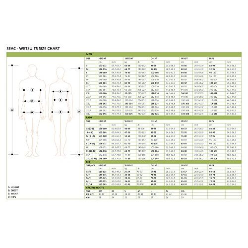  Seac USA Corp. SEAC Womens Komoda 5.00 mm Wetsuit