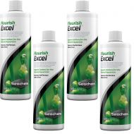 Seachem Flourish Excel 500 Milliliter Bottles (4 Pack)