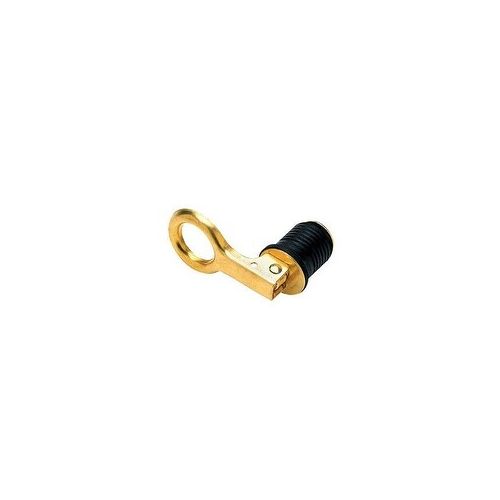  Seachoice 18871 Drain Plug, 1-14" Snap, Brass