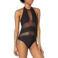 Seafolly Women's Standard Wild at Heart V-Neck One Piece Swimsuit