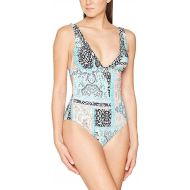 Seafolly Women's Standard Moroccan Moon V-Neck One Piece Swimsuit