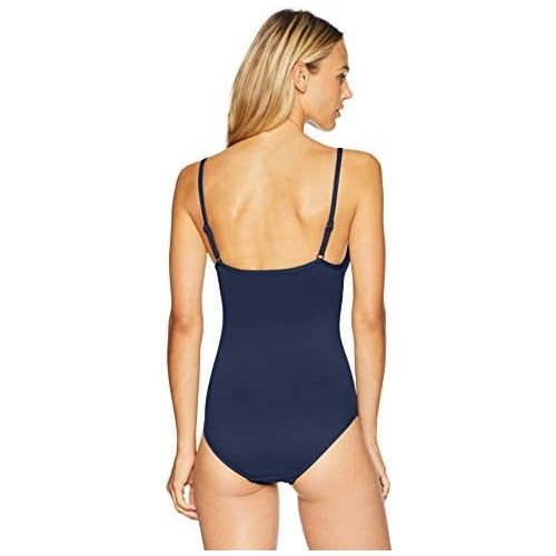  Seafolly Women's Solid One Piece Swimsuit with Quilted Detail