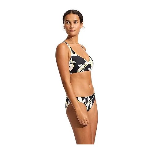  Seafolly Women's Dd Cup Scoop Neck Halter Bikini Top Swimsuit