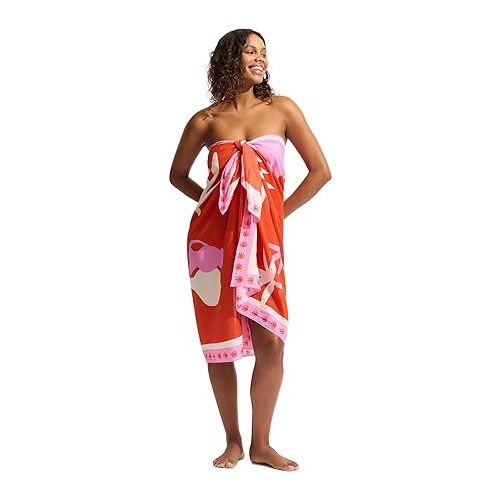  Seafolly womens Oversize Printed Multi Wear Sarong Pareo Cover Up