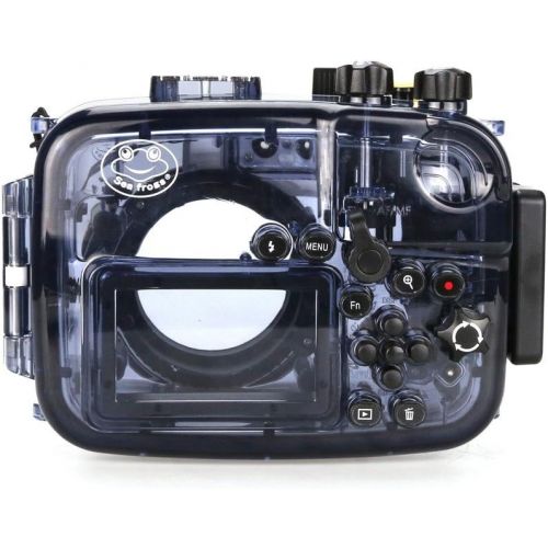  Sea frogs Seafrogs 40m130ft Waterproof Underwater Camera Housing Case for A6000 A6300 A6500 Can Be Used With 16-50mm Lens w EACHSHOT Red Filter