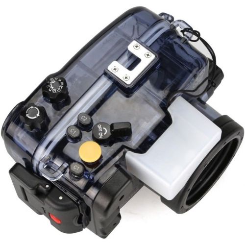  Sea frogs Seafrogs 40m130ft Waterproof Underwater Camera Housing Case for A6000 A6300 A6500 Can Be Used With 16-50mm Lens w EACHSHOT Red Filter