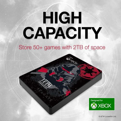  [아마존 핫딜] [아마존핫딜]Seagate Game Drive for Xbox 2TB External Hard Drive Portable HDD  USB 3.0 Star Wars Jedi: Fallen Order Special Edition, Designed for Xbox One (Stea2000426)