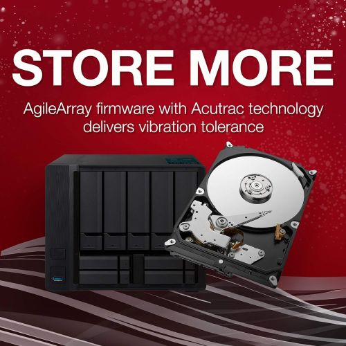  Seagate IronWolf 4TB NAS Internal Hard Drive HDD  3.5 Inch SATA 6Gb/s 5900 RPM 64MB Cache for RAID Network Attached Storage  Frustration Free Packaging (ST4000VN008)