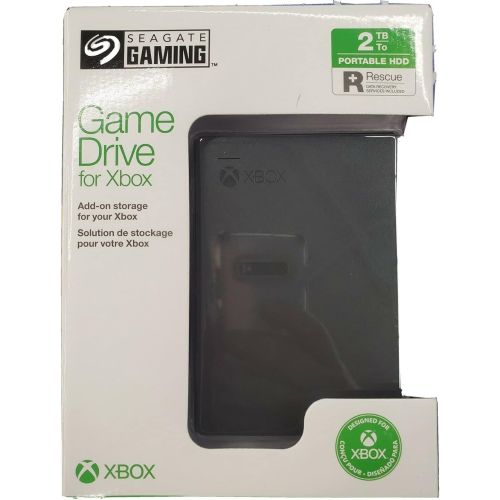  Seagate Game Drive for Xbox 2TB for Xbox ONE Portable HDD. Black