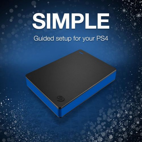  Seagate Game Drive 2TB External Hard Drive Portable HDD  Compatible with PS4 (STGD2000400)