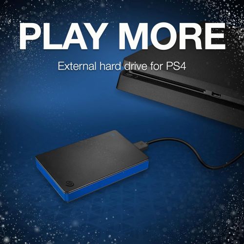  Seagate Game Drive 2TB External Hard Drive Portable HDD  Compatible with PS4 (STGD2000400)