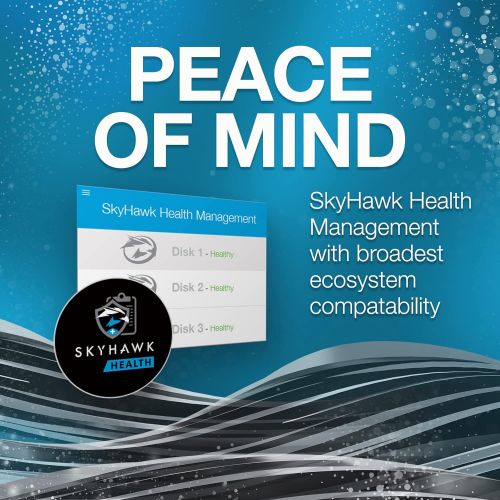  Seagate SkyHawk 6TB Surveillance Internal Hard Drive HDD ? 3.5 Inch SATA 6GB/s 256MB Cache for DVR NVR Security Camera System with Drive Health Management ? Frustration Free Packag