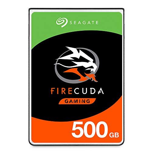  Seagate 500GB Firecuda Gaming SATA 6GB/s 64MB Cache Internal Hard Drive, 2.5-Inch (ST500LX025)