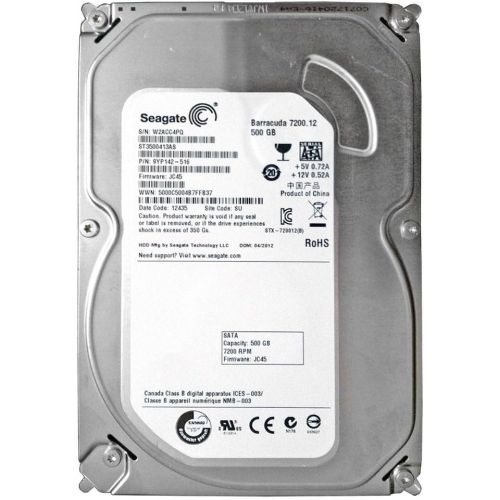  Seagate TECHNOLOGY, Seagate Barracuda 7200.12 ST3500413AS 500 GB Internal Hard Drive (Catalog Category: Computer Technology / Storage Components)