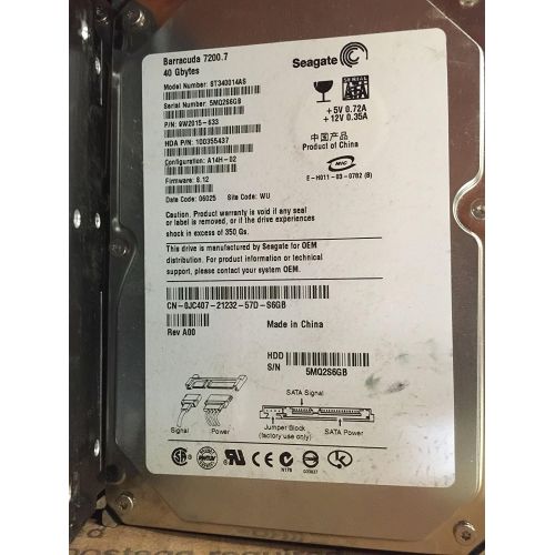  Seagate ST340014AS 40GB Hard Drive