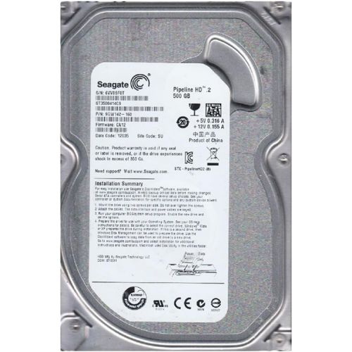  Seagate Pipeline HD 500 GB, Internal, 5900 RPM, 3.5 (ST3500414CS) Hard Drive