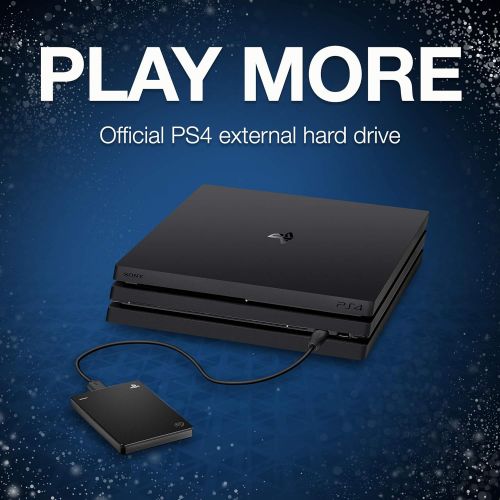  Seagate (STGD2000100) Game Drive for PS4 Systems 2TB External Hard Drive Portable HDD ? USB 3.0, Officially Licensed Product & DualShock 4 Wireless Controller for Playstation 4 - J