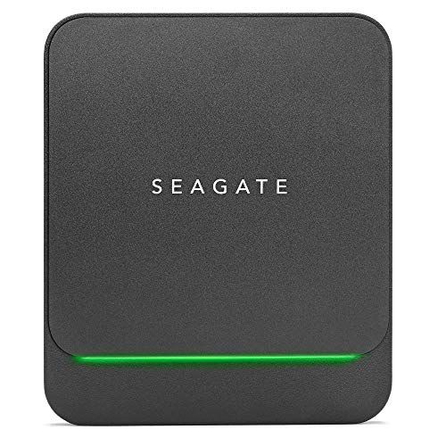  Seagate Barracuda Fast SSD 1TB External Solid State Drive Portable ? USB-C USB 3.0 for PC, Mac, Xbox & PS4-3-Year Rescue Service (STJM1000400)