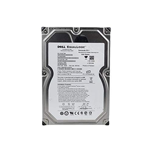  Seagate ST31000340NS, 9QJ, KRATSG, PN 9CA158-056, FW XR36, Dell 1TB SATA 3.5 Hard Drive