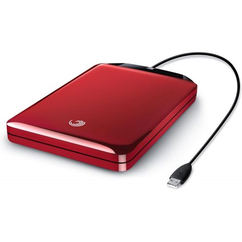  Seagate FreeAgent GoFlex 500 GB USB 2.0 Ultra-Portable External Hard Drive STAA500103 (Red)