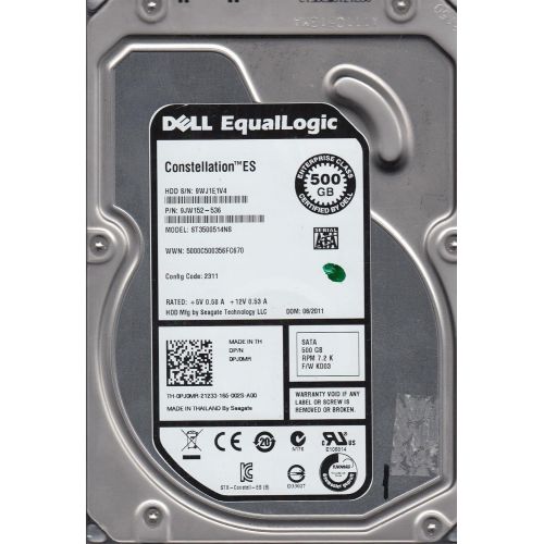  Seagate ST31000524NS, 9WK, KRATSG, PN 9JW154-536, FW KD03, Dell 1TB SATA 3.5 Hard Drive