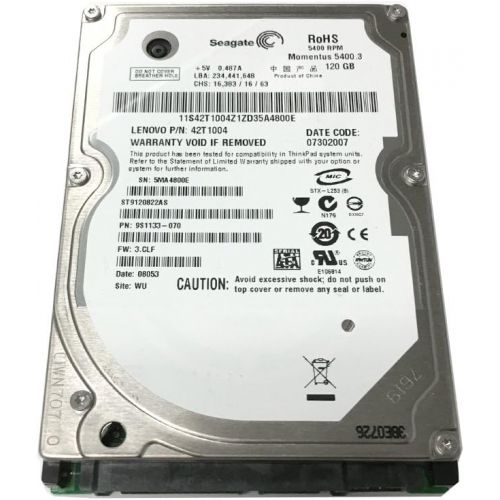  Seagate ST9120822AS 120GB SATA/150 5400RPM 8MB 2.5-Inch Notebook Hard Drive