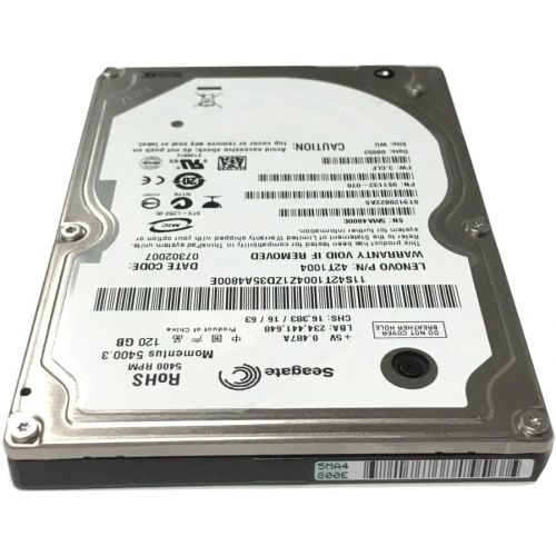  Seagate ST9120822AS 120GB SATA/150 5400RPM 8MB 2.5-Inch Notebook Hard Drive