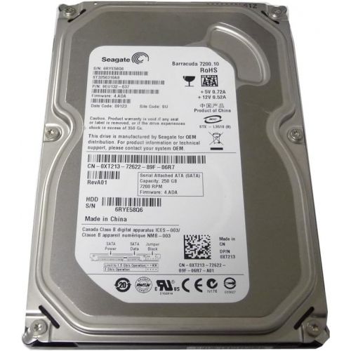  Seagate Barracuda 7200.10 250 GB SATA 8 MB Cache Bulk/OEM Hard Drive ST3250310AS