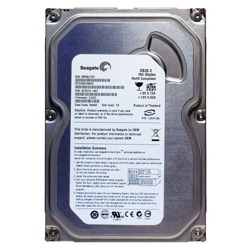  Seagate DB35.3 160GB UDMA/100 7200RPM 2MB IDE Hard Drive