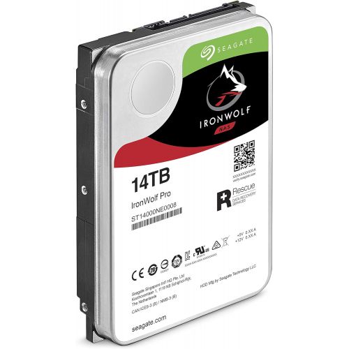  Seagate IronWolf Pro ST14000NE0008 14 TB Hard Drive - 3.5 Internal - SATA (SATA/600)