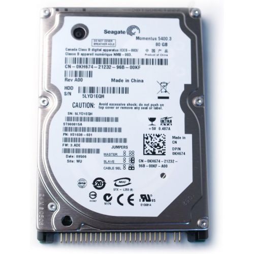  Seagate Momentus 5400.3 80GB UDMA/100 5400RPM 8MB 2.5 IDE Hard Drive