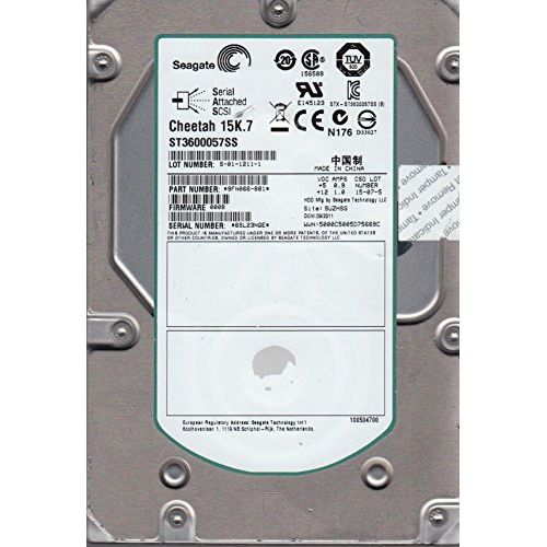  ST3600057SS, 6SL, SUZHSG, PN 9FN066-881, FW 000B, Seagate 600GB SAS 3.5 Hard Drive