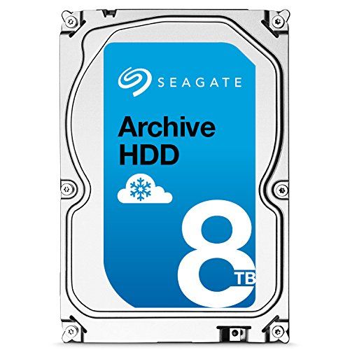  Seagate Archive HDD v2 8TB SATA 6Gb/s 128MB Cache 3.5-Inch Internal Bare Drive with SMR Technology (ST8000AS0022)