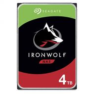Seagate IronWolf 4TB NAS Internal Hard Drive HDD ? CMR 3.5 Inch SATA 6Gb/s 5900 RPM 64MB Cache for RAID Network Attached Storage ? Frustration Free Packaging (ST4000VN008)