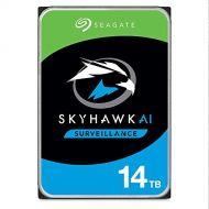 Seagate Skyhawk AI 14TB Surveillance Internal Hard Drive HDD?3.5 Inch SATA 6Gb/s 256MB Cache with Drive Health Management + 3-Year Rescue Service (ST14000VE0008)