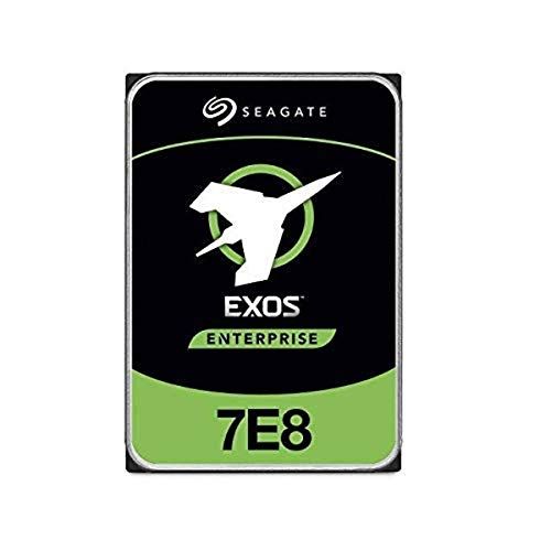  Seagate Exos 7E8 2TB Internal Hard Drive Enterprise HDD ? CMR 3.5 Inch 512E SATA 6Gb/s 7200 RPM 256MB Cache for Enterprise, Data Center ? Frustration Free Packaging (ST2000NM000A)