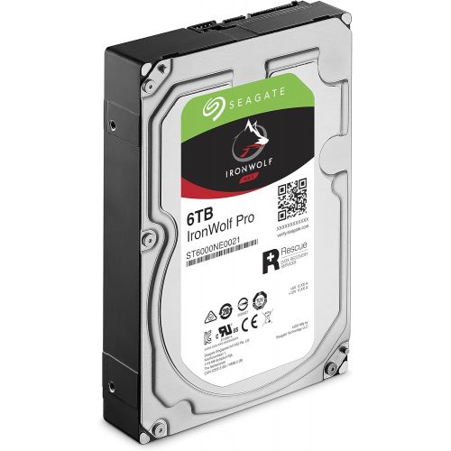  Seagate IronWolf Pro 6 TB NAS RAID Internal Hard Drive - 7,200 RPM SATA 6 Gb/s 3.5-inch (ST6000NE0021)