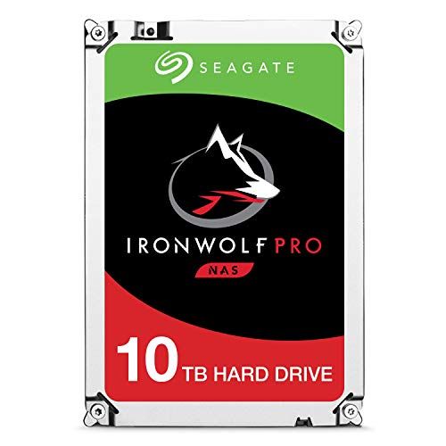  Seagate IronWolf Pro 10Tb NAS Internal Hard Drive HDD ? 3.5 Inch Sata 6GB/S 7200 RPM 256MB Cache for Raid Network Attached Storage, Data Recovery Rescue Service (ST10000NE0004)