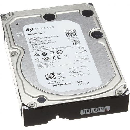  Seagate Archive HDD 8TB SATA 6GBps 128MB Cache SATA Hard Drive (ST8000AS0002)
