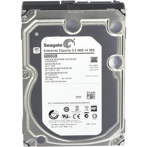  Seagate 6 TB 3.5 Internal Hard Drive ST6000NM0044