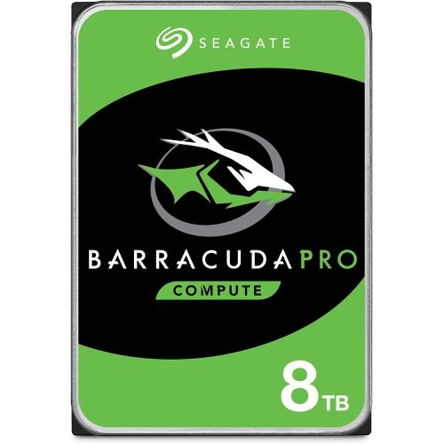  Seagate BarraCuda Pro Performance Internal Hard Drive SATA HDD 8TB 6GB/s 256MB Cache 3.5-Inch (ST8000DM0004)