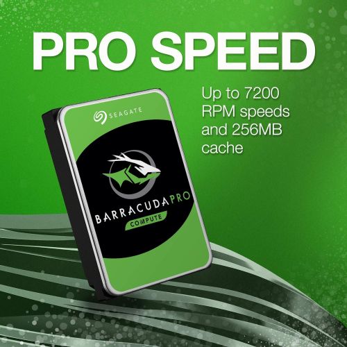  Seagate BarraCuda Pro Performance Internal Hard Drive SATA HDD 8TB 6GB/s 256MB Cache 3.5-Inch (ST8000DM0004)