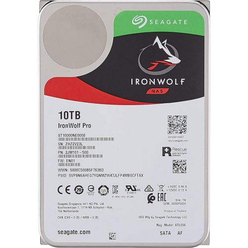  Seagate IronWolf ST10000NE0008 10 TB Hard Drive - 3.5 Internal - SATA (SATA/600)