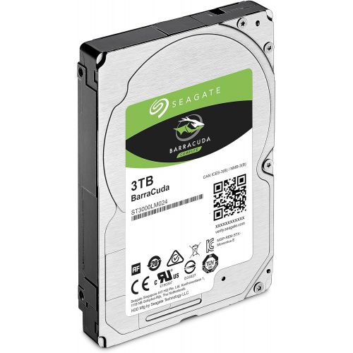  Seagate BarraCuda 3TB Internal Hard Drive HDD ? 2.5 Inch Sata 6Gb/s 5400 RPM 128 MB Cache for Computer Desktop PC (ST3000LM024)