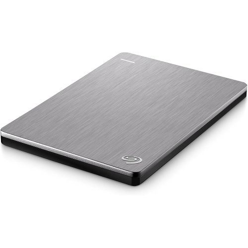  Seagate Backup Plus Slim 1TB External Hard Drive Portable HDD ? Silver USB 3.0 For PC Laptop And Mac, 1 year Mylio Create, 4 Months Adobe CC Photography, 1 year Rescue Service (STH