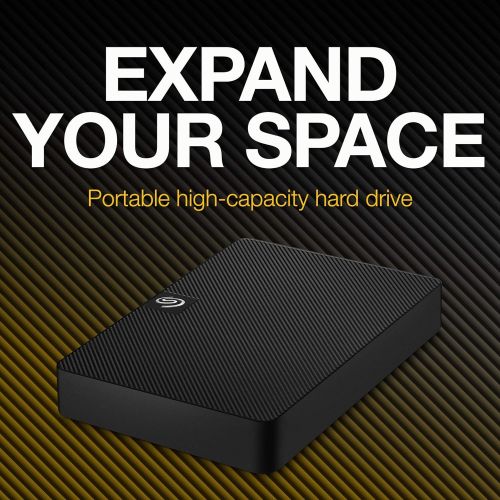  Seagate Expansion Portable 5TB External Hard Drive HDD - 2.5 Inch USB 3.0, for Mac and PC with Rescue Services (STKM5000400)