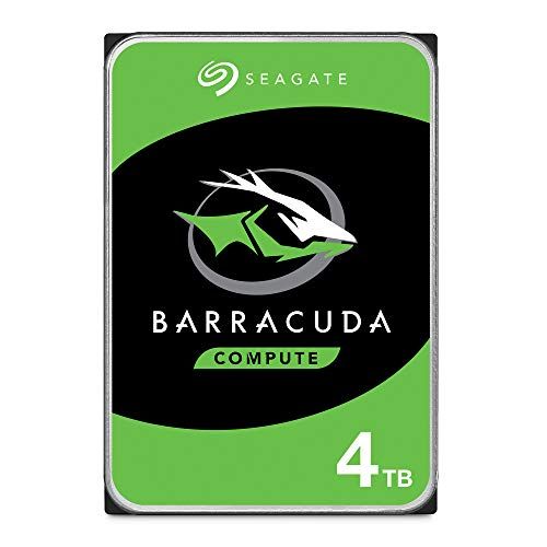  Seagate BarraCuda 4TB Internal Hard Drive HDD ? 3.5 Inch Sata 6 Gb/s 5400 RPM 256MB Cache for Computer Desktop PC Laptop (ST4000DM004)